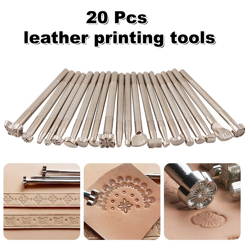 20 قطعة من أدوات ختم الجلد، أد - مراجعة Leather Work Organiser وسعره