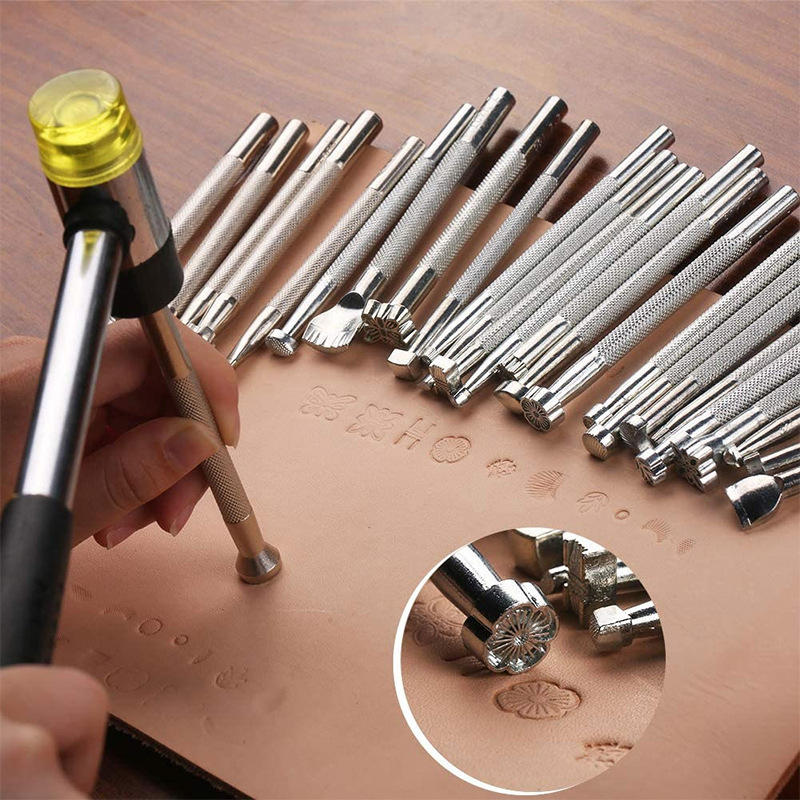 20 قطعة من أدوات ختم الجلد، أد - مراجعة Leather Work Organiser وسعره