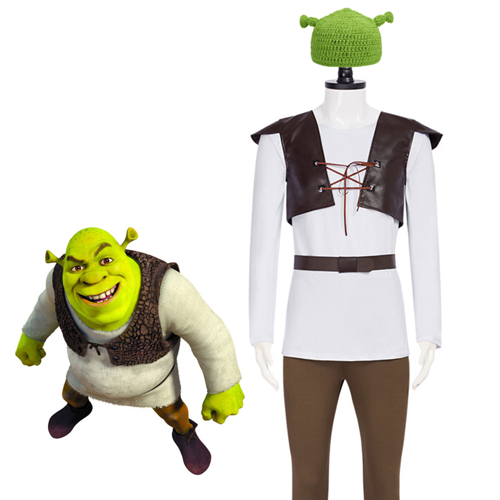 Shrek أزياء تنكرية قبعة خضراء  - مراجعة Leather Work Hat وسعره