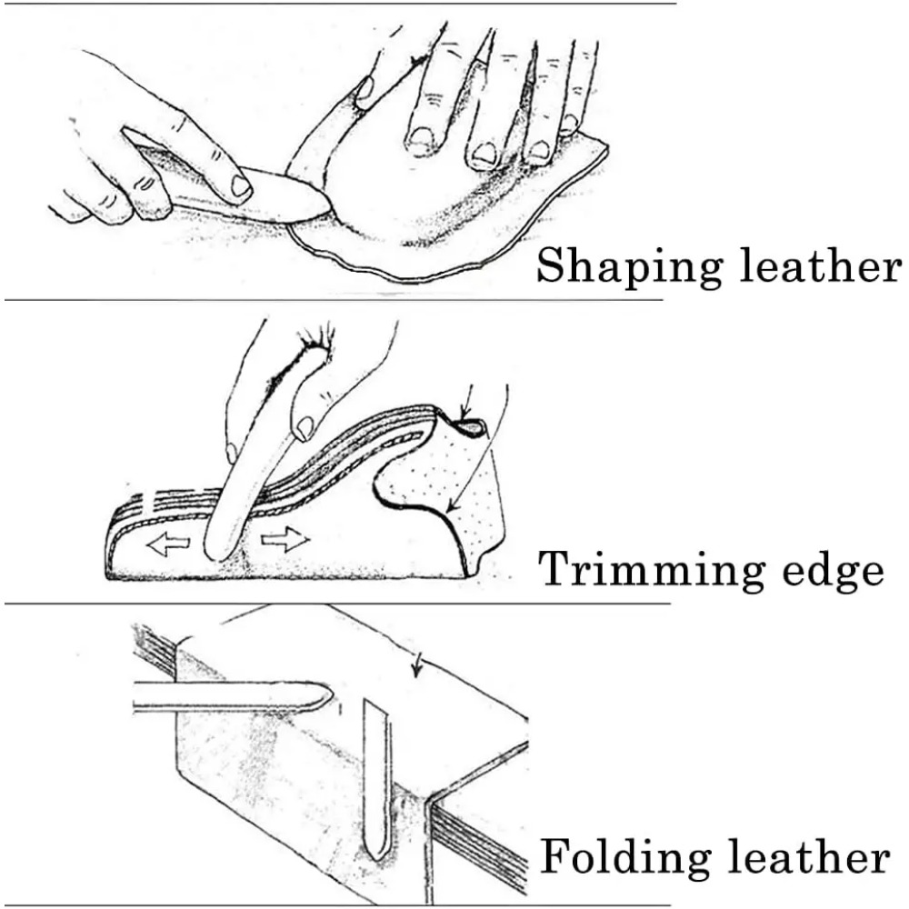 أداة يدوية لتنعيم حواف الجلد،  - مراجعة Leather Work Organiser وسعره
