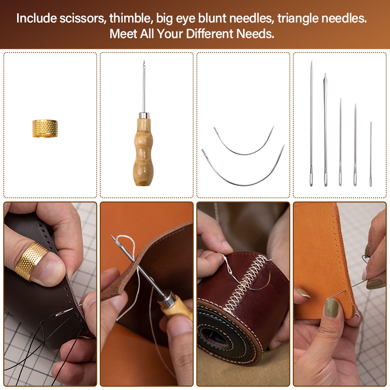 WUTA طقم تصليح الجلود الأحذية  - مراجعة Leather Work Organiser وسعره