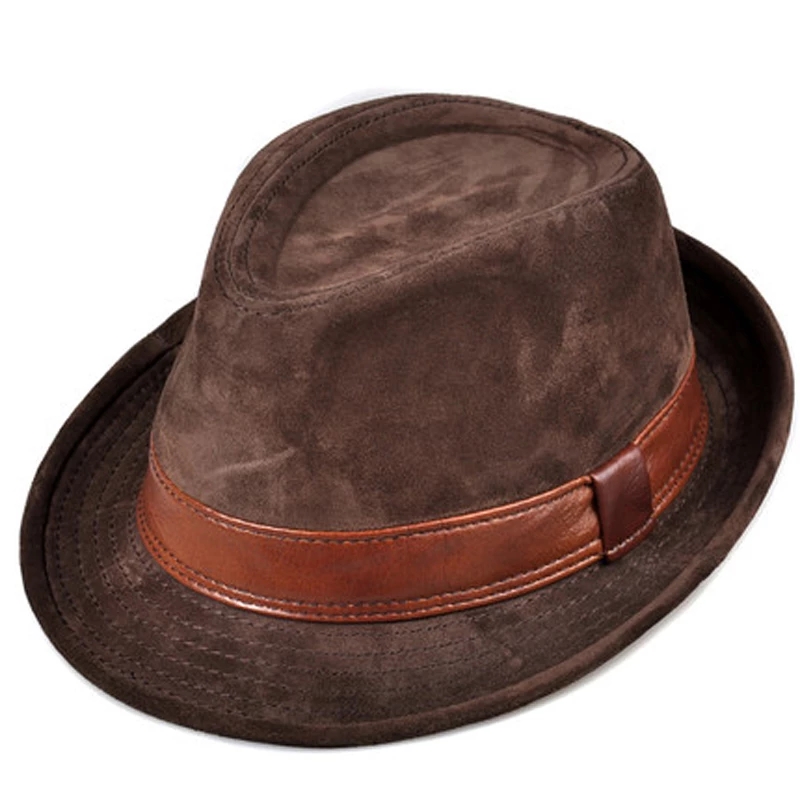الرجال جلد طبيعي جلد البقر الم - مراجعة Leather Work Hat وسعره